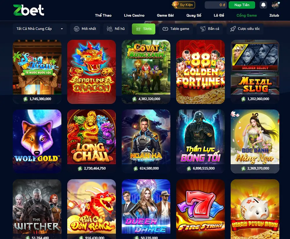 hình ảnh sảnh slots game, game nổ hũ